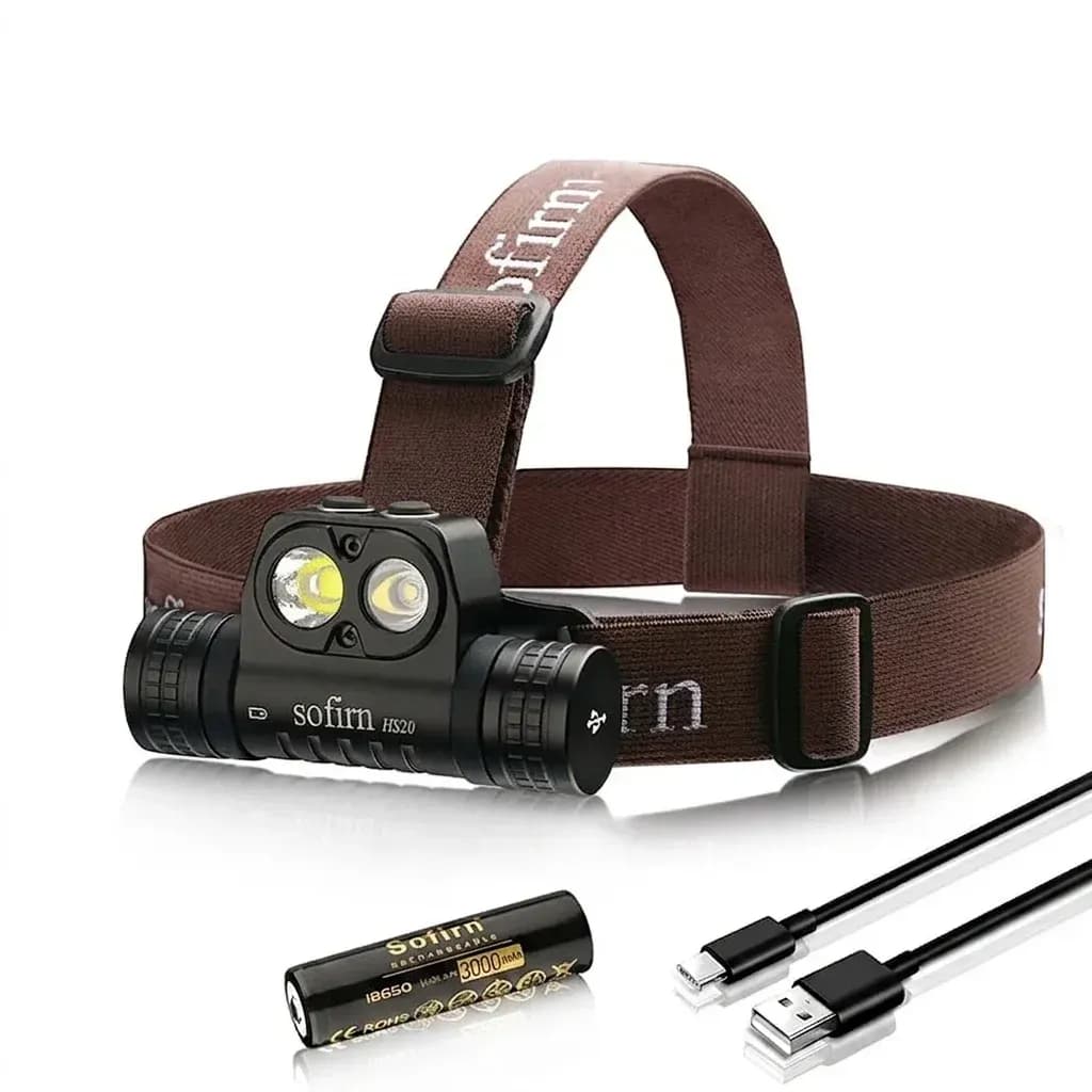 Sofirn HS20 oplaadbare LED-hoofdlamp