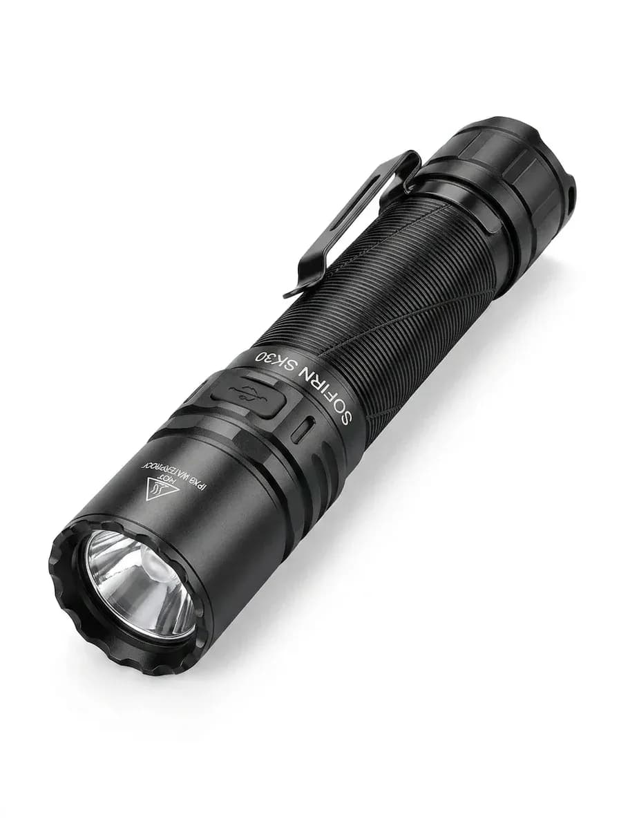 Sofirn SK30 tactische zaklamp zwart