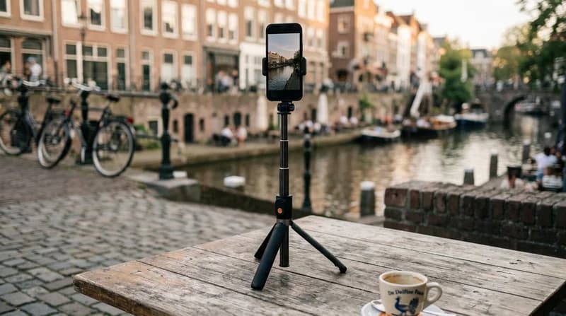 AliExpress selfie sticks en statieven